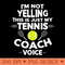 Funny Tennis Coach - High Quality PNG Files - Enhance Your Apparel