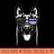 Belgian Malinois K9 Unit Thin Blue Line Flag Police - Ready To Print PNG Designs - Bold & Eye Catching