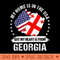 American Patriot Georgia Flag American Georgian Roots - PNG design downloads - Versatile And Customizable Designs