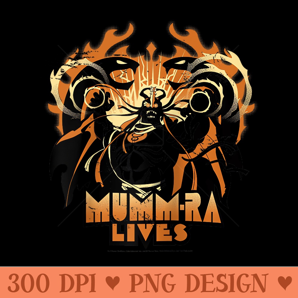 ThunderCats MummRa Lives Portrait Raglan Baseball - Unique PNG Artwork - Trendsetting And Modern Collections