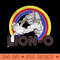 ThunderCats LionO Retro Rainbow - High Quality PNG Clipart - Spice Up Your Sublimation Projects