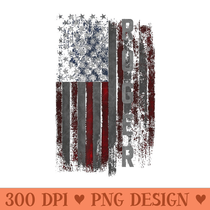 Ruger Family US USA American Flag - Vector PNG download - Bring Your Designs to Life