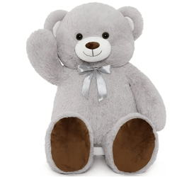 41 Giant Teddy Bear Stuffed Animal Big Teddy Bear Plush Toy , Gray