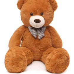 Giant Teddy Bear 47 Large Stuffed Animals Plush Toy ,,Dark brown