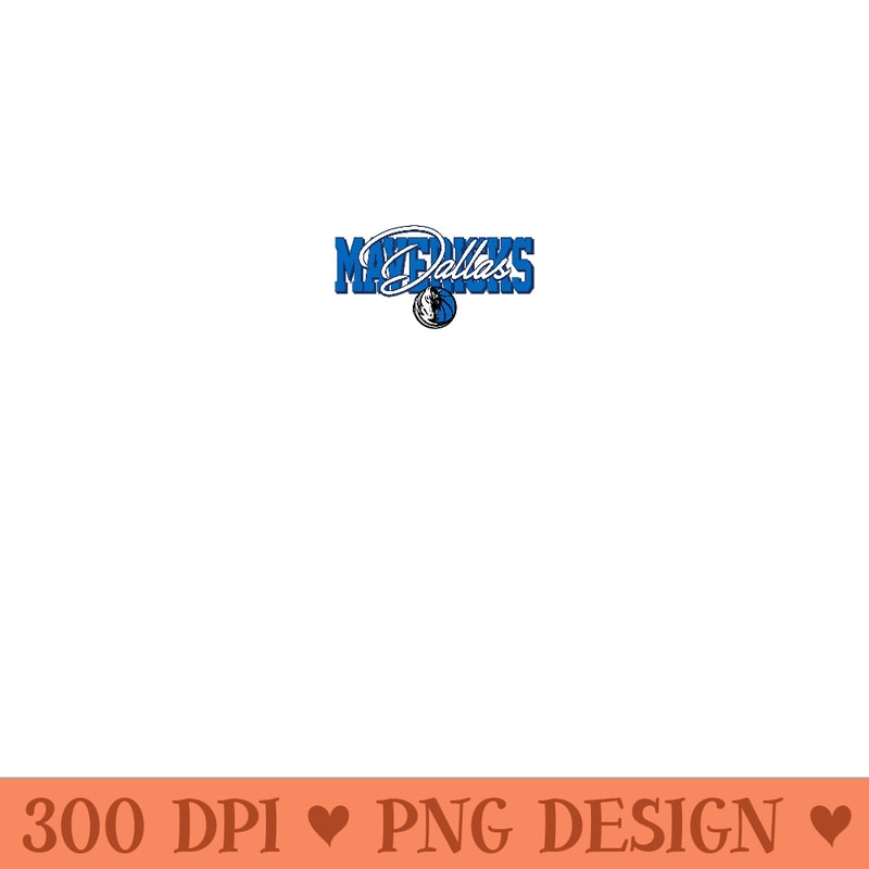 NBA Dallas Mavericks Blockletter Script - Modern PNG designs | Inspire ...