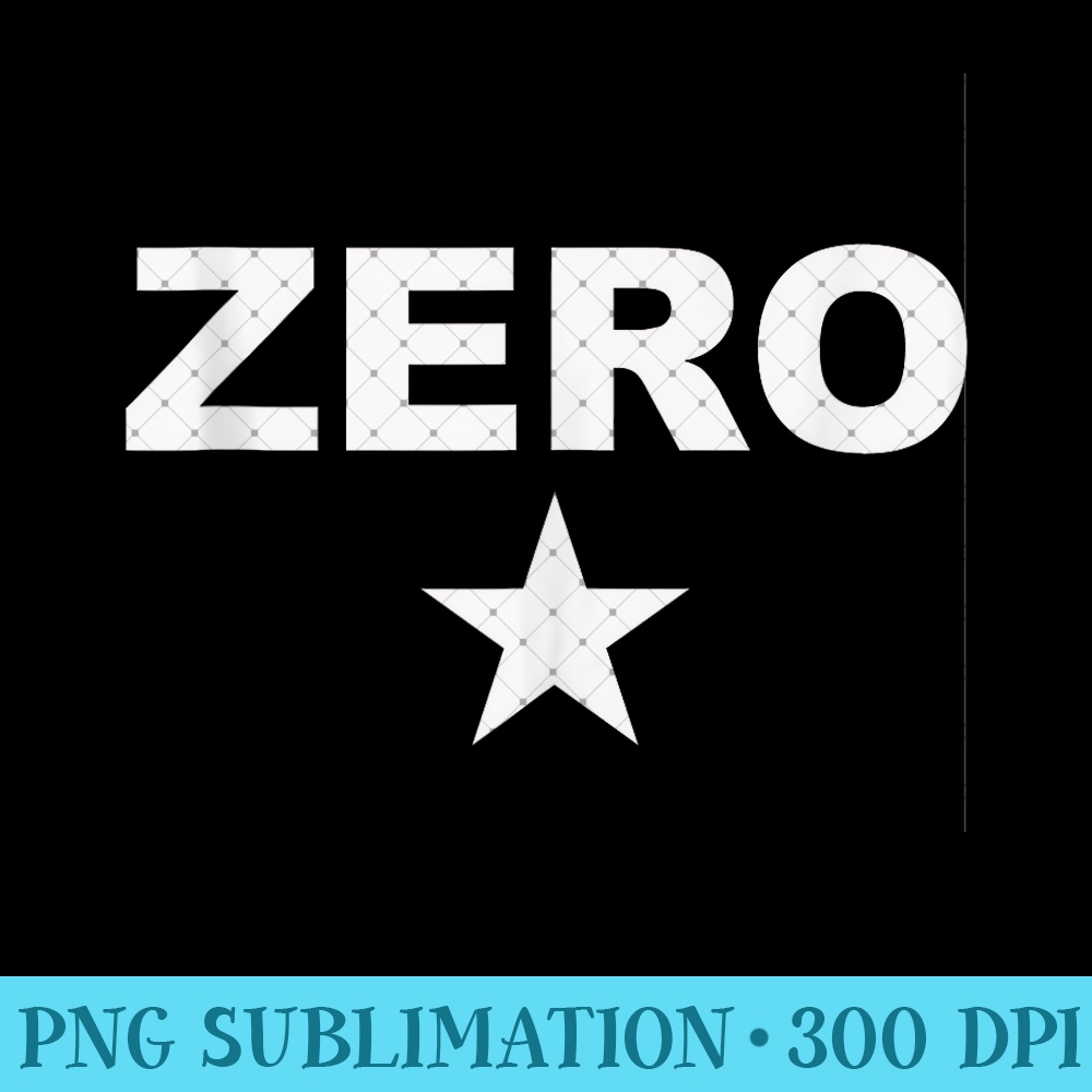Grunge Alternative zero star 90s rock band music - PNG Art Files - Quick And Seamless Download Process