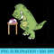 Nail Tech T Rex Drying Nails - PNG design assets - Defying the Norms