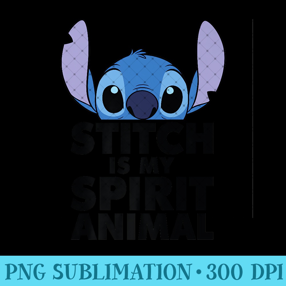 Lilo & Stitch - Spirit Animal Premium - PNG Graphics - Instantly Transform Your Sublimation Projects