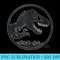 Jurassic World Fossil Logo Stitch Patch Coin - Modern PNG designs - Quick And Seamless Download Process