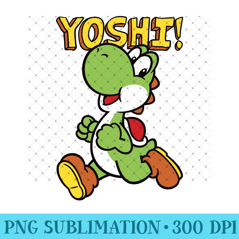 Nintendo Super Mario Yoshi Intro Jump - Trendy PNG Designs - Unlock Vibrant Sublimation Designs