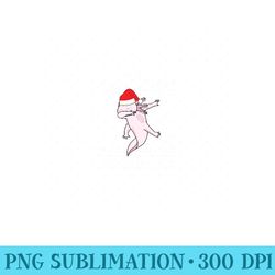 dabbing through the snow dab axolotl ugly christmas sweatshirt - mug sublimation png