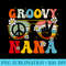 Groovy Nana Retro Matching Family 70s Grandma Mothers Day - High Quality PNG Files - Limited Edition And Exclusive Designs