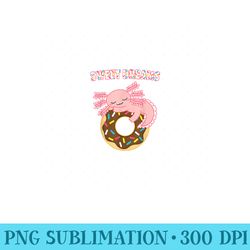 sweet dreams sleeping axolotl donut sleep - png design downloads