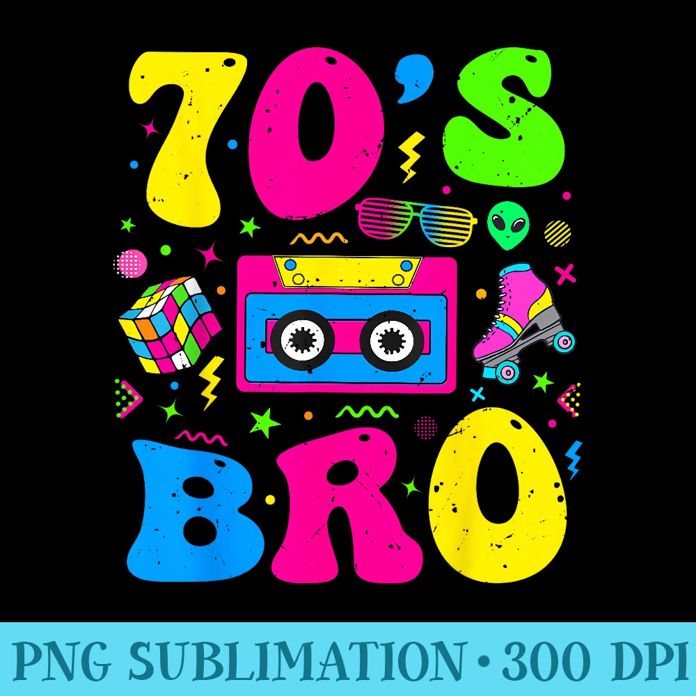 This Is My 70s Bro T 60s 70s Theme Party - High Resolution PNG Designs - Quick And Seamless Download Process