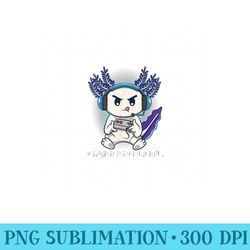 axolotl playing console video games gamesolotl gaming - png graphics