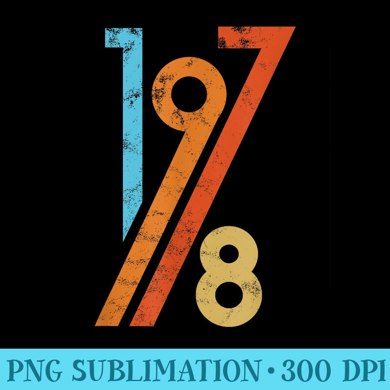 Birthday Vintage 70s Style - Exclusive PNG designs - Revolutionize Your Designs