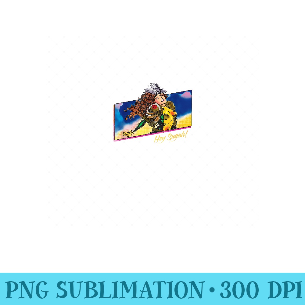 Marvel XMen Rogue Hey Sugah 90s - PNG Design Files - Capture Imagination with Every Detail