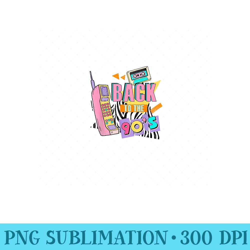 Retro vintage halloween costume take me back to the 90s - PNG Download - Quick And Seamless Download Process