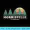 Morrisville NC Vintage Throwback Retro 70s Design - Ready To Print PNG Designs - Create with Confidence