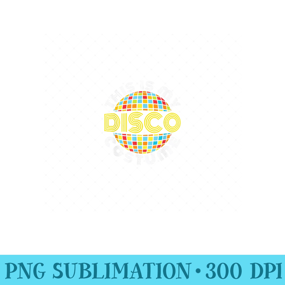 This Is My Disco Party Cute 70s 80s - High Quality PNG files - Vibrant and Eye-Catching Typography