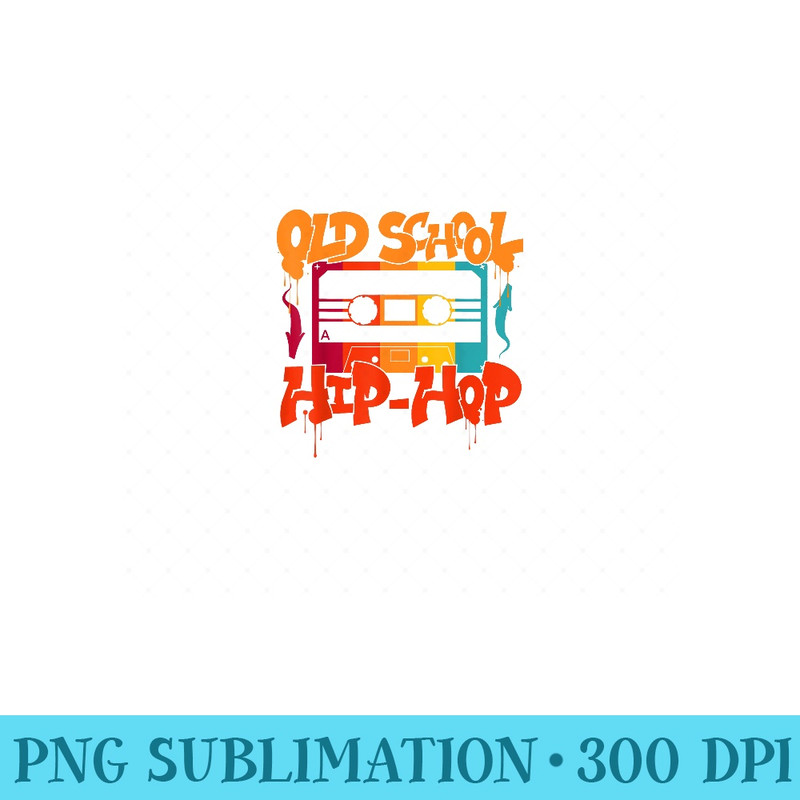 Retro Old School Hip Hop 80s 90s Graffiti Cassette - Mug Sublimation PNG - Vibrant and Eye-Catching Typography