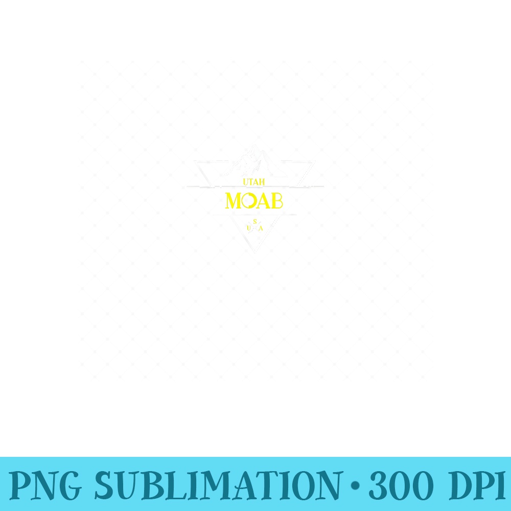 Moab Utah National Park USA 1980s Retro - Digital PNG Artwork - Lifetime Access To Purchased Files