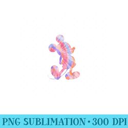 disney mickey mouse silhouette 90s tie dye - high quality png files