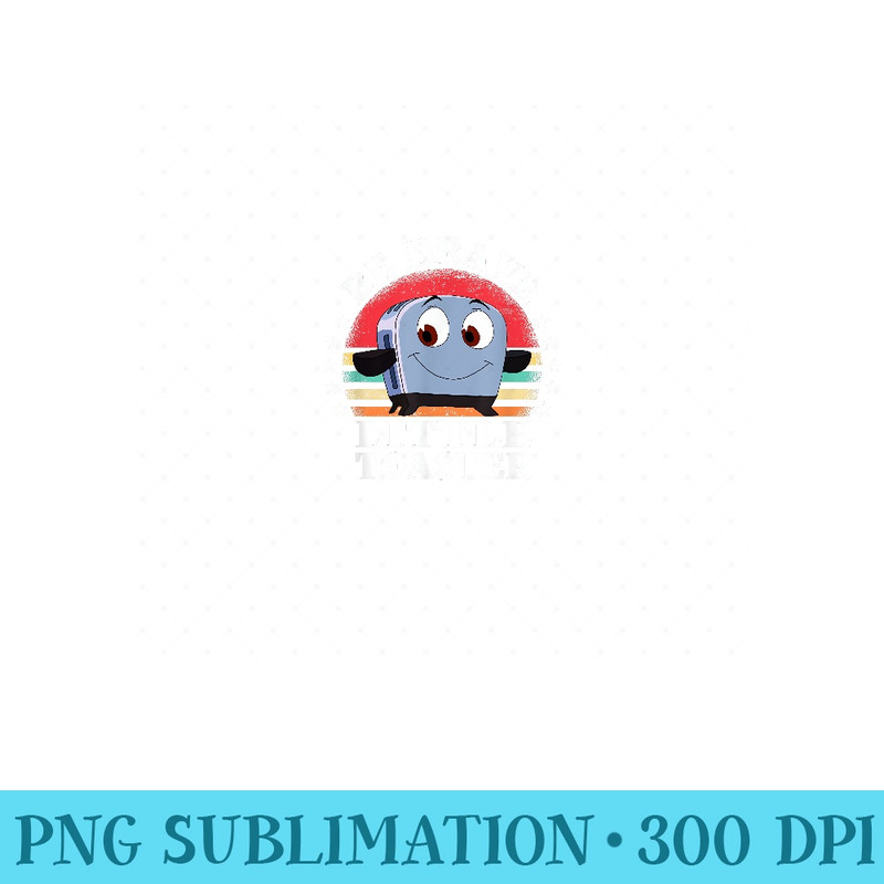 Be Brave, Little Toaster Positive Classic 80s and 90s Retro - PNG Art Files - Unleash Your Inner Rebellion