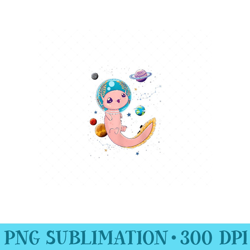 Cute Creepy Anime Pastel Goth Clothes Space Axolotl Kawaii - PNG Download - Versatile And Customizable Designs