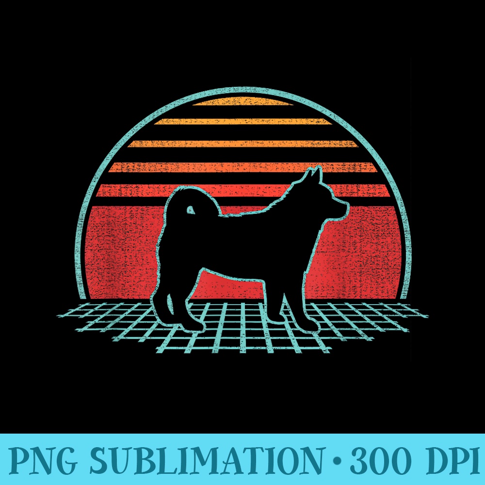 Shiba Inu Retro Vintage 80s Style Dog Lover - Exclusive PNG designs - Defying the Norms