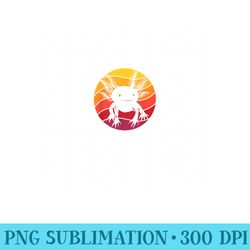 axolotl retro style vintage - png templates