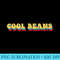 Cool Beans Novelty 70s Saying - PNG Clipart - Stunning Sublimation Graphics