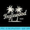 Inglewood California Vintage 70s Palm Trees Graphic - Modern PNG designs - Unlock Vibrant Sublimation Designs