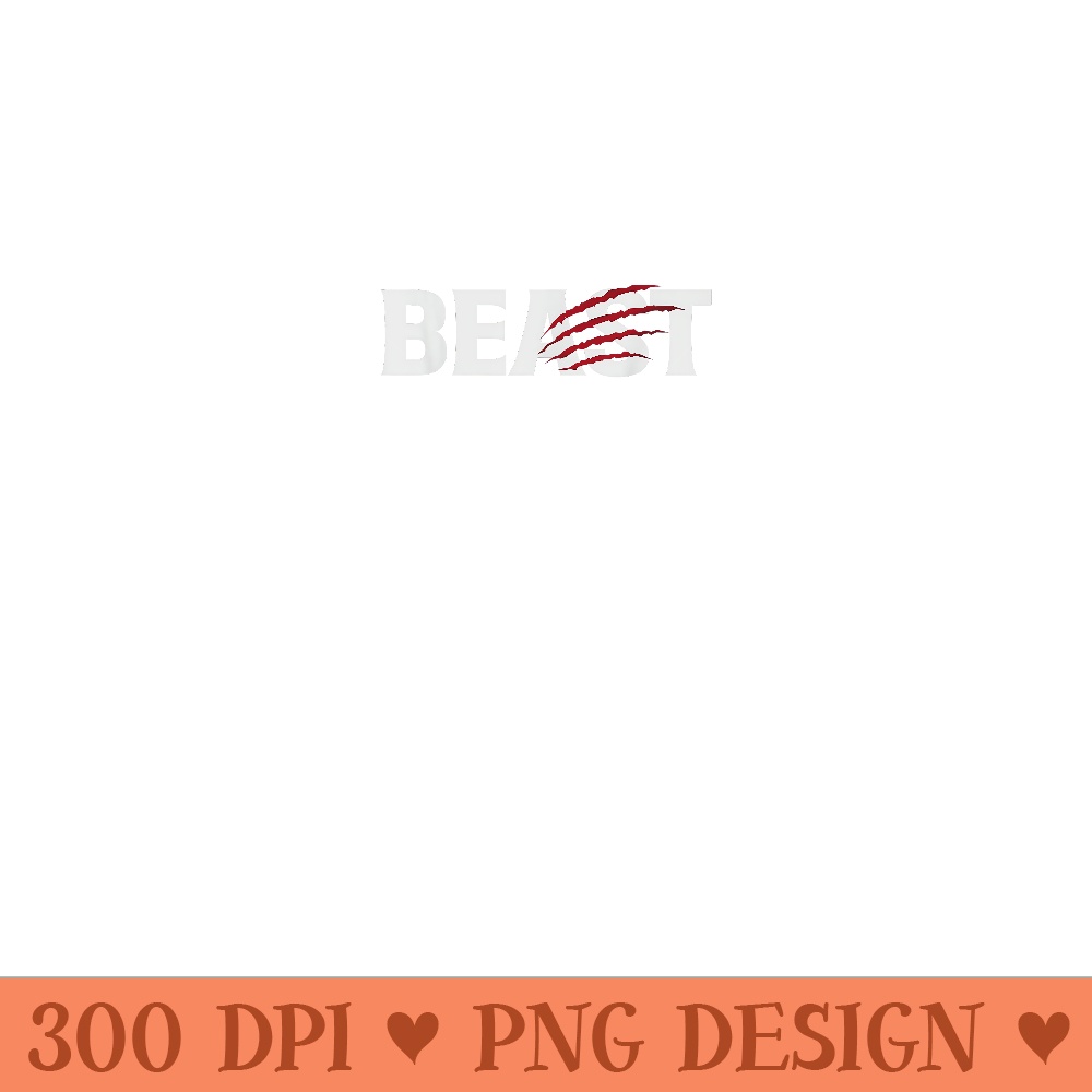 Beast - PNG Prints - Instant Access To Downloadable Files