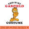 Garfield Halloween This Is My Garfield - Printable PNG Images - Perfect for Personalization