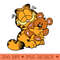 Garfield Hugging Pooky Sweatshirt - High Resolution PNG Designs - Limited Edition And Exclusive Designs