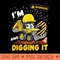 2nd Birthday Construction Excavator 2 Years Old Digger - Printable PNG Graphics - Add a Festive Touch to Every Day