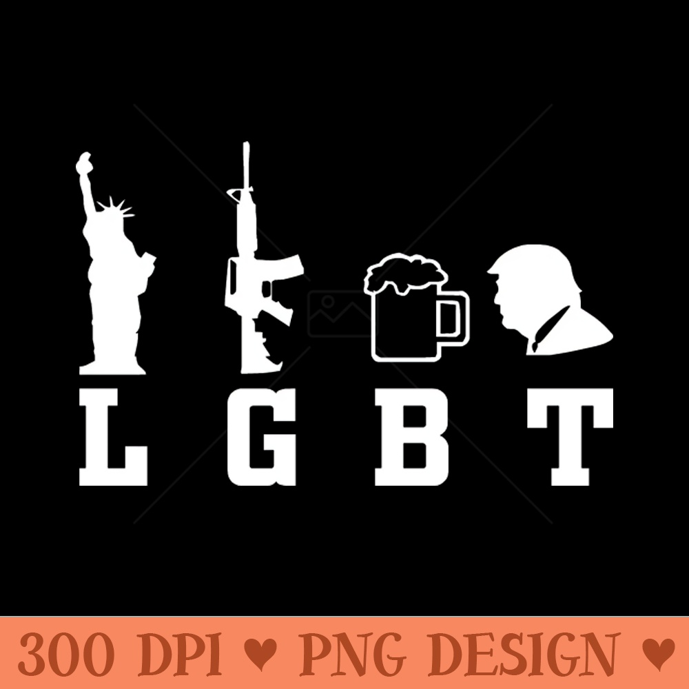 LGBT Trump - Exclusive PNG designs - Quick And Seamless Download Process