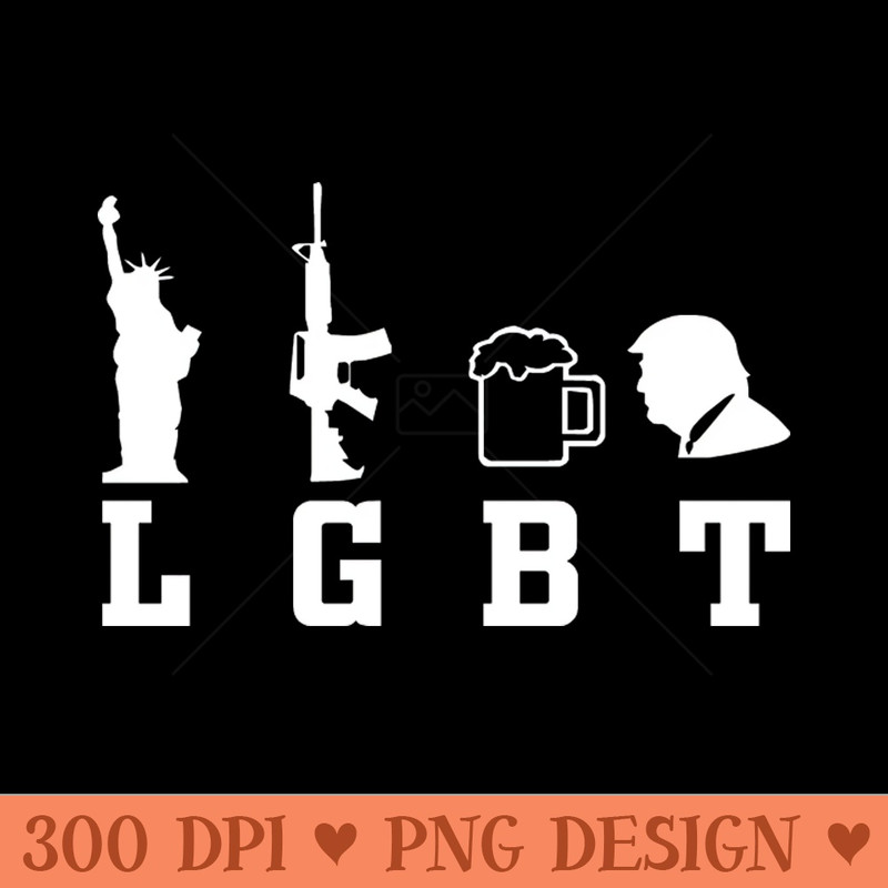 LGBT Trump - Exclusive PNG designs - Quick And Seamless Download Process
