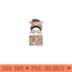 somebodys fine ass exwife messy bun - png clipart