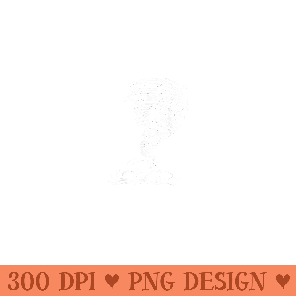 While Storm Tornado Twister Hurricane Weather Scary - Digital PNG Downloads - Enhance Your Apparel with Stunning Detail