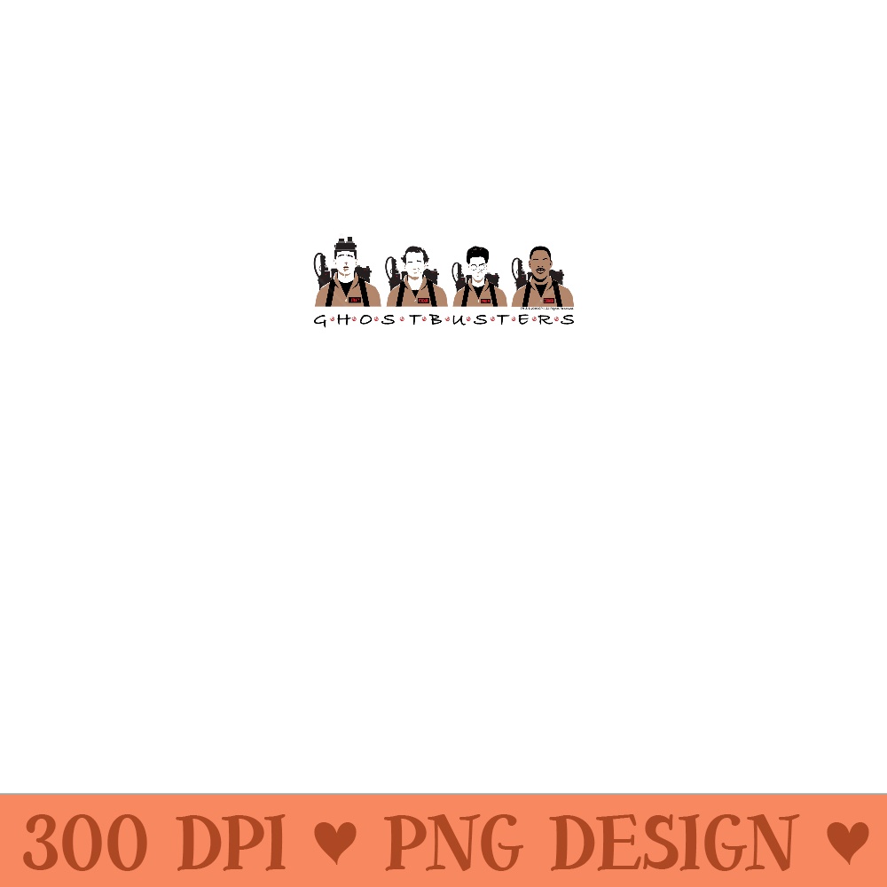 Ghostbusters Group Shot Lineup Poster Sweatshirt - Digital PNG Artwork - Perfect for Personalization