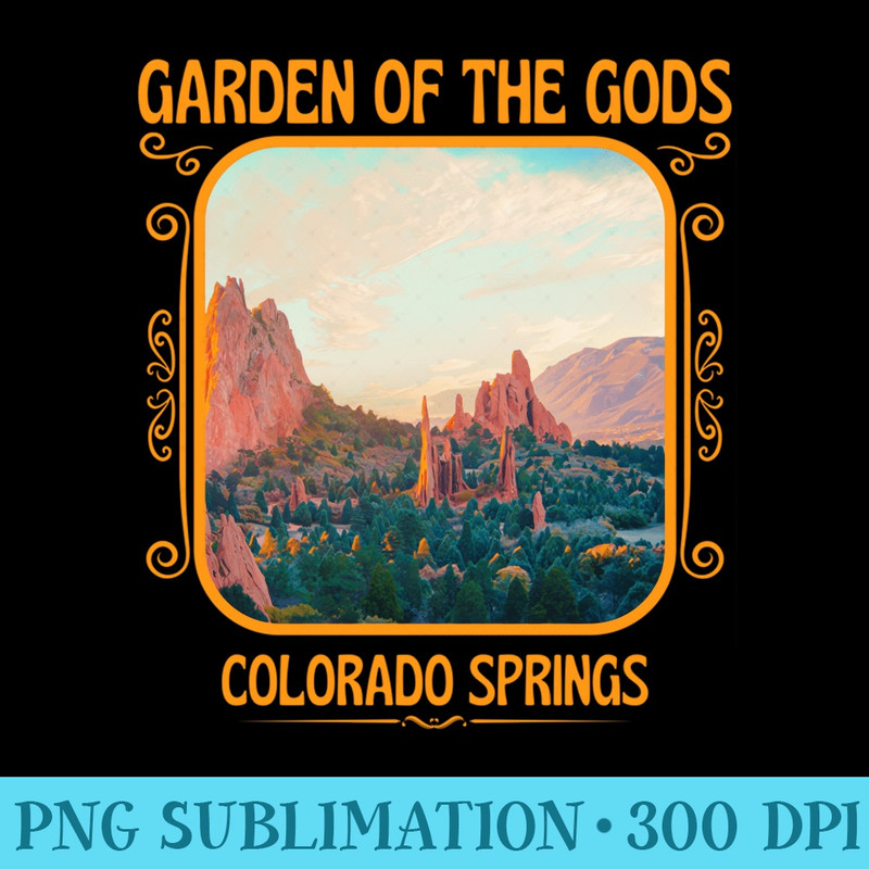 Garden of the Gods Colorado Springs - Digital PNG Downloads - Perfect for Creative Projects