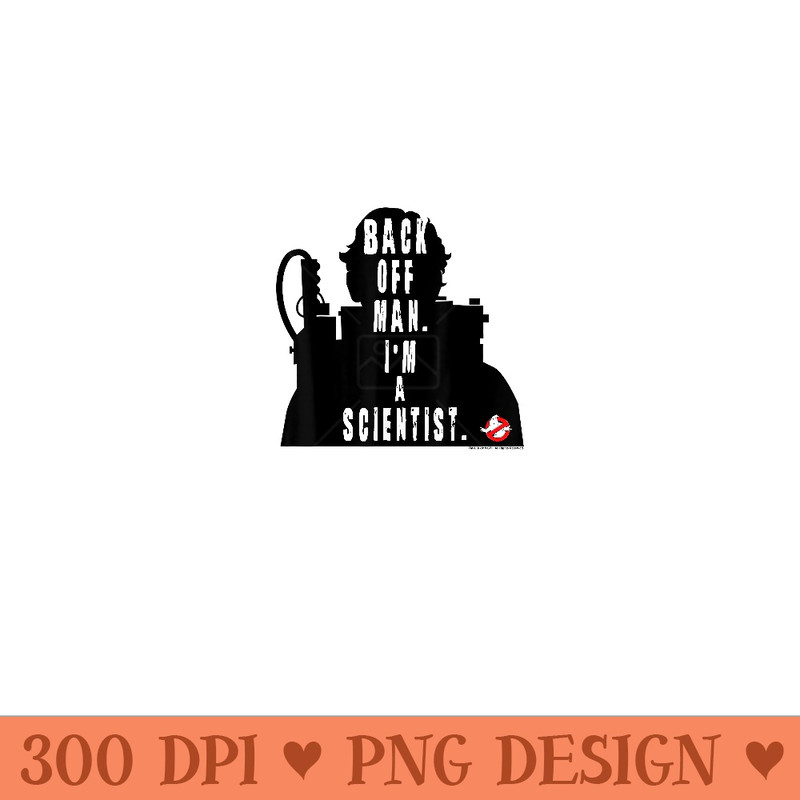 Ghostbusters Im A Scientist Silhouette - PNG design downloads - Fashionable and Fearless