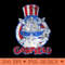 Garfield Patriotic American Flag Hat And Shades - Printable PNG Graphics - Vibrant and Eye-Catching Typography