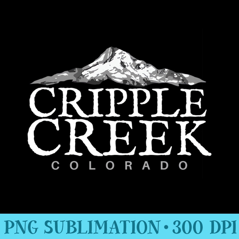 Cripple Creek , CO Mountain Town - PNG Templates - Bold & Eye-catching