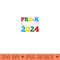 PreK Graduate Class Of 2024 Preschool Graduation Summer - Sublimation PNG Designs - High Resolution And Print-Ready Designs