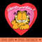 Garfield Who Do You Love - Ready To Print PNG Designs - Eco Friendly And Sustainable Digital Products