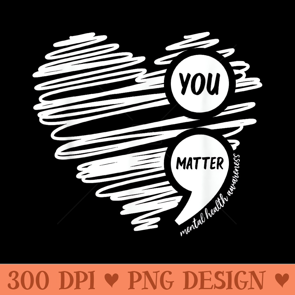 Mental Health Awareness Heart Wear Green For Mental Health - PNG Graphics - Perfect for Creative Projects