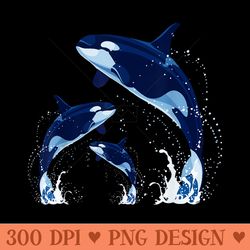 killer whale . jumping orca killer whales killer - high quality png files